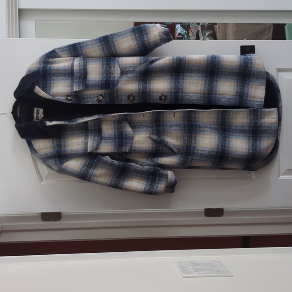 Apparis James Navy Plaid Jacket - Picture 2 of 3